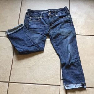 American Eagle blue jeans